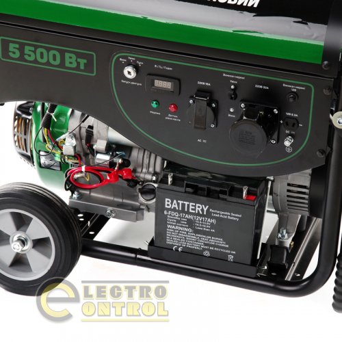 Генератор бензиновый 4-х тактный 852108-APRO 5.0/5.5 кВт (электро запуск)