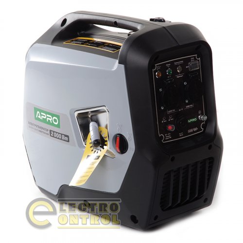 Генератор бензиновый 4-х тактный инверторный 852110-APRO 1.8/2.0 кВт (ручной запуск)