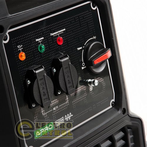 Генератор бензиновый 4-х тактный Инверторный 852112-APRO IG-30 3.0/3.3кВт (ручной запуск)