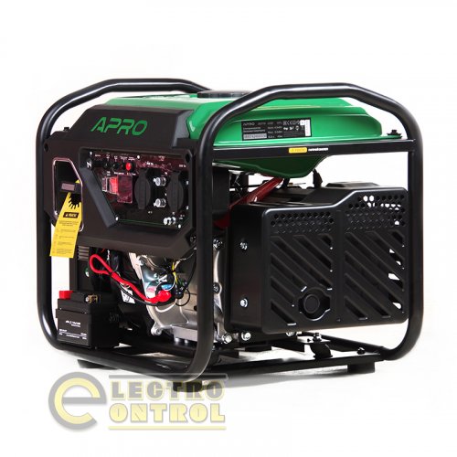 Генератор бензиновый 4-х тактный Инверторный 852118-APRO IG-45E 4.5/5.0кВт (электро запуск)
