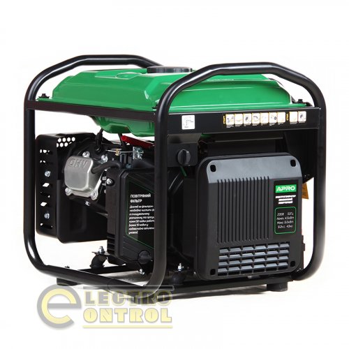 Генератор бензиновый 4-х тактный Инверторный 852118-APRO IG-45E 4.5/5.0кВт (электро запуск)