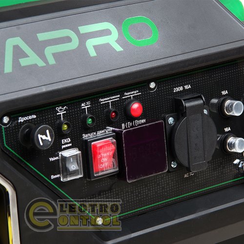 Генератор бензиновый 4-х тактный Инверторный 852118-APRO IG-45E 4.5/5.0кВт (электро запуск)