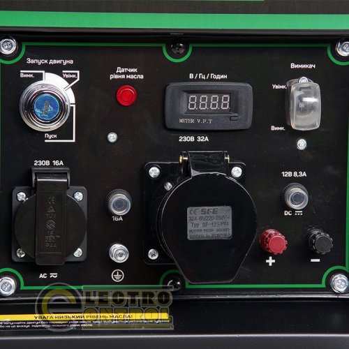 Генератор дизельный 4-х тактный 852122-APRO DG-50Е 5.0/5.5кВт (электро запуск)