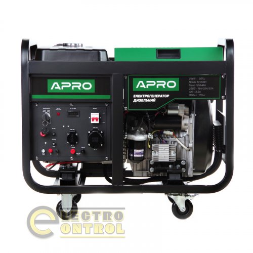 Генератор дизельний 4-тактний 852128-APRO DG-120E 12.0/12.8 кВт (електрозапуск)