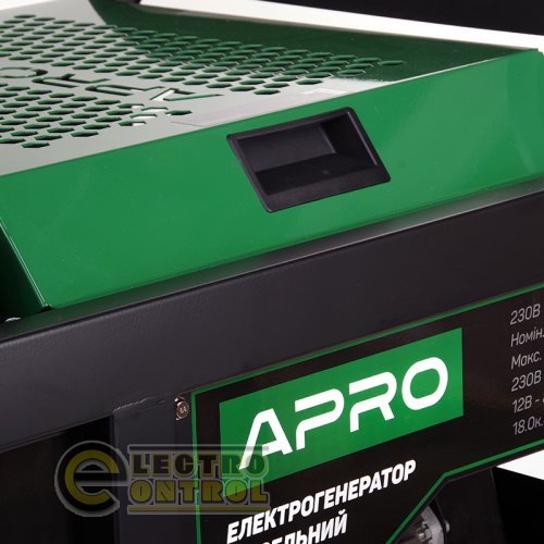 Генератор дизельний 4-тактний 852128-APRO DG-120E 12.0/12.8 кВт (електрозапуск)