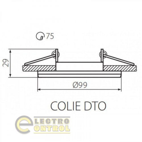 Точковий світильник Kanlux 26742 Colie Dto-al