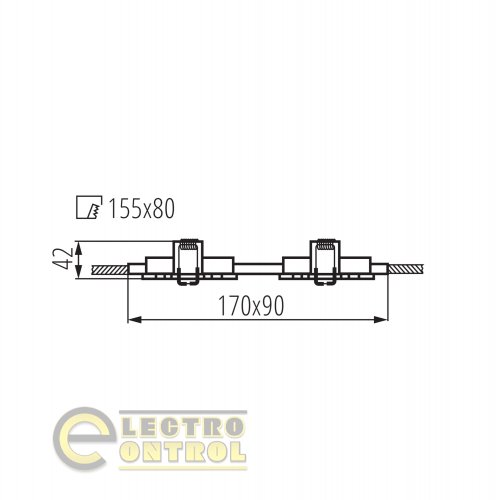Точковий світильник Kanlux 18282 Seidy CT-DTL250-AL