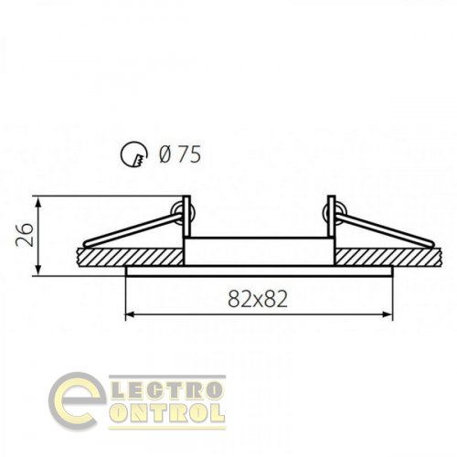 Точковий світильник Kanlux 26750 Nesta DTL-B