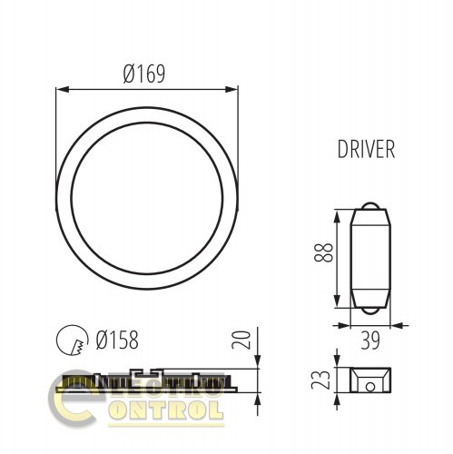 Точковий світильник Kanlux 28930 Rounda V2LED12W-NW-SR 12Вт 660лм 4000K