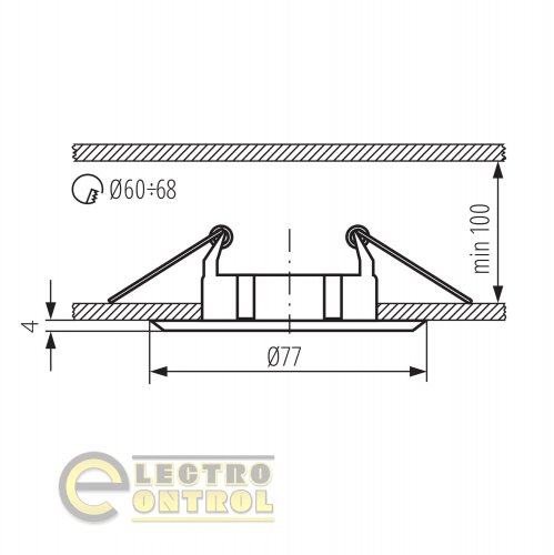 Точечный светильник Kanlux 2793 Vidi CTC-5514-C/M