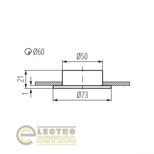 Точечный светильник Kanlux 811 Gavi CT-2116B-C