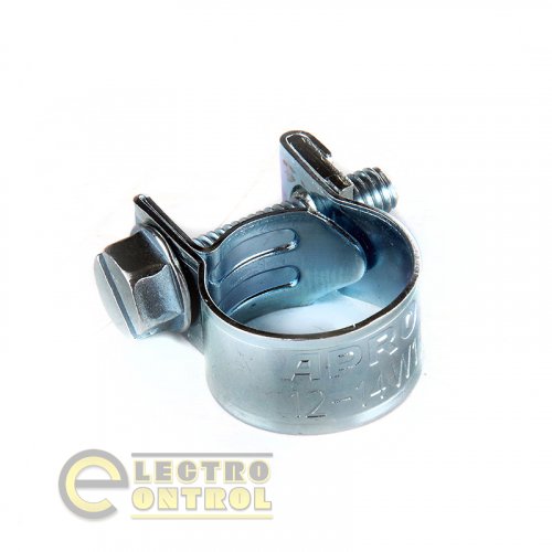 Хомут силовий Mini оцинкований APRO HDA1-005 W1 12-14 (пач. 50 шт)