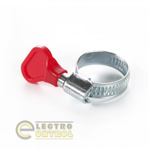 Хомут черв’ячний з метеликом оцинкований APRO HCB-02 W1 16-25мм (пач. 50шт)