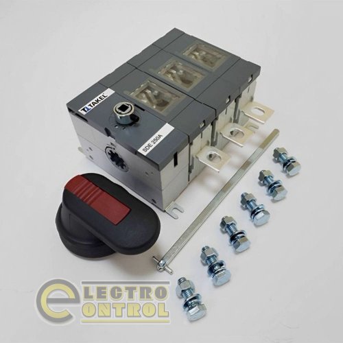 Выключатель нагрузки Takel 510249 двухпозиционный SDE 3P 250A выносная рукоятка