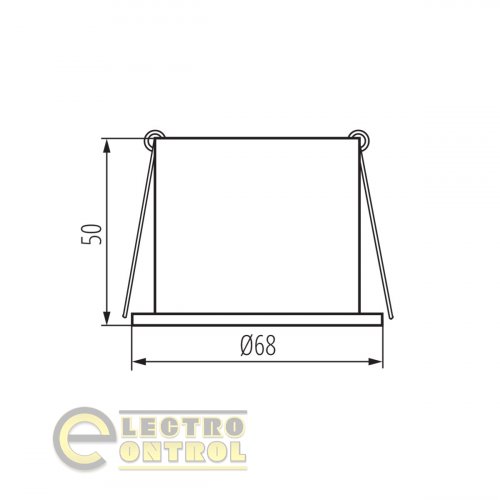 Точковий світильник Kanlux 27326 Spag D B/G