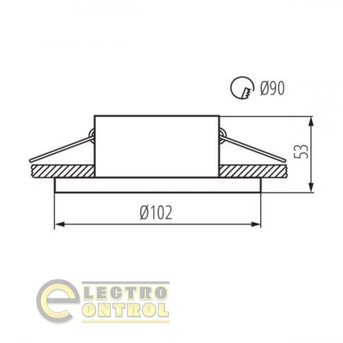 Точечный светильник Kanlux 29031 Imines DSO-W