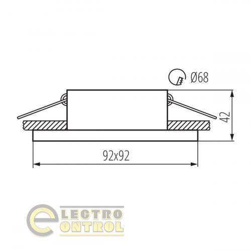 Точечный светильник Kanlux 29135 Simen DSL W/G/W
