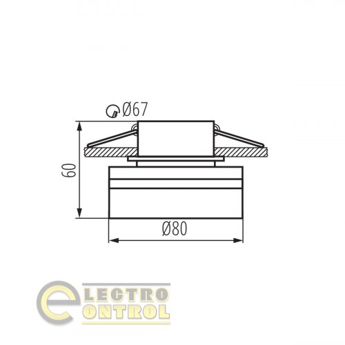 Точковий світильник Kanlux 29238 Govik-ST DSO-W