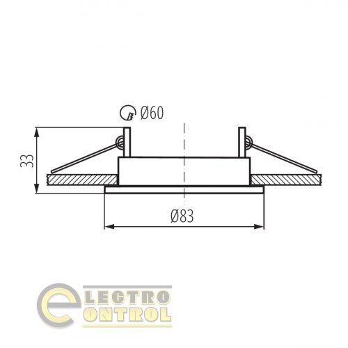 Точечный светильник Kanlux 26791 Alor DSO-B
