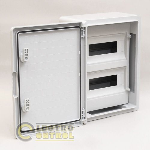 Корпус Takel 512836 модульний (2x12Р) ударостійкий 300x400x170 IP65