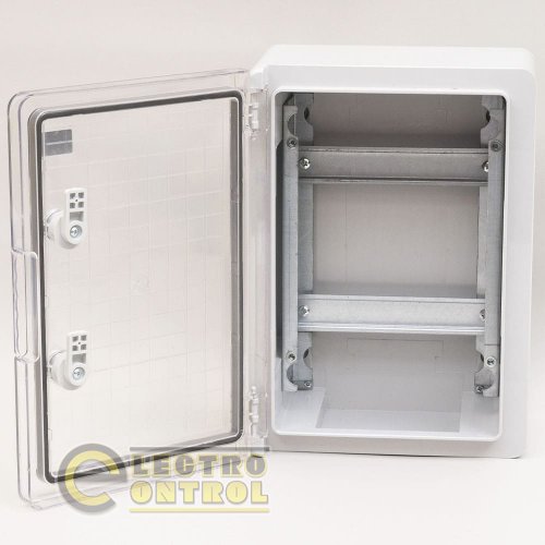 Корпус Takel 512841 модульний (2x12Р) ударостійкий 300x400x170 з прозорими дверцятами IP65