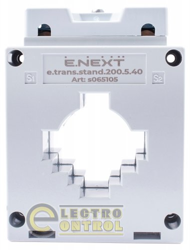 Трансформатор струму Enext s065105 вимірювальний e.trans.stand.200.5.40 200/5А клас 05 габарит 40