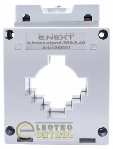 Трансформатор тока Enext s065107 измерительный e.trans.stand.300.5.40 300/5А класс 05 габарит 40