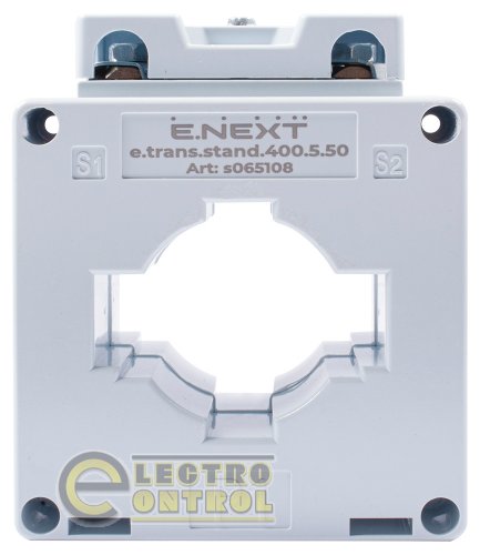 Трансформатор тока Enext s065108 измерительный e.trans.stand.400.5.50 400/5А класс 05 габарит 50