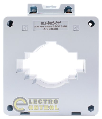 Трансформатор тока Enext s065111 измерительный e.trans.stand.800.5.80 800/5А класс 05 габарит 80