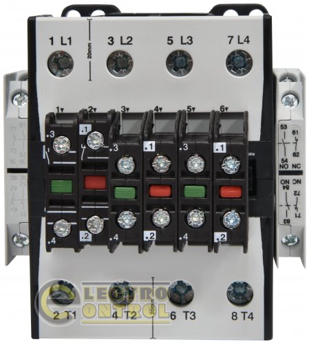 Блок-контакт ETI 2462106 CEB-BCS2 02 2NC CEB24…74 боковий 6A 230V