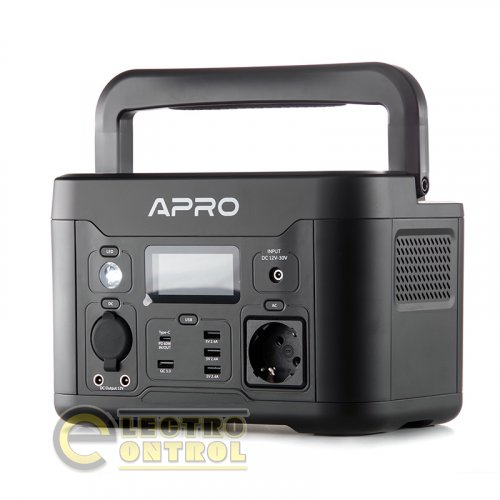 Зарядна станція APRO 852054 PS-500 220В 500Вт (515Вт/год) з бездротовою зарядкою