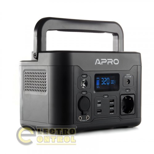 Зарядна станція APRO 852054 PS-500 220В 500Вт (515Вт/год) з бездротовою зарядкою