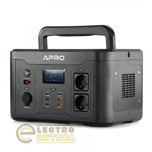 Зарядна станція APRO 852055 PS-1000 220В 1000Вт (1166Вт/год) з бездротовою зарядкою