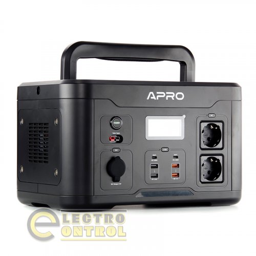 Зарядна станція APRO 852055 PS-1000 220В 1000Вт (1166Вт/год) з бездротовою зарядкою
