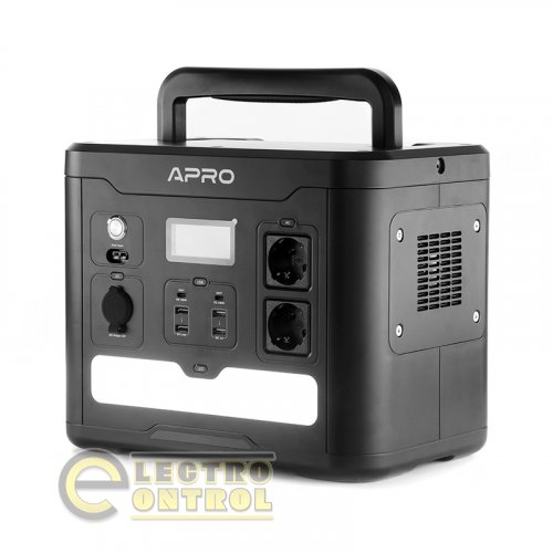 Зарядна станція APRO 852056 PS-1500 220В 1500Вт (1484Вт/год) з бездротовою зарядкою