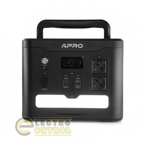 Зарядна станція APRO 852056 PS-1500 220В 1500Вт (1484Вт/год) з бездротовою зарядкою