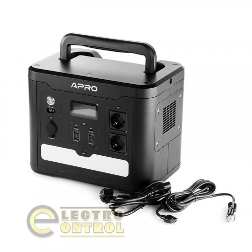 Зарядна станція APRO 852056 PS-1500 220В 1500Вт (1484Вт/год) з бездротовою зарядкою