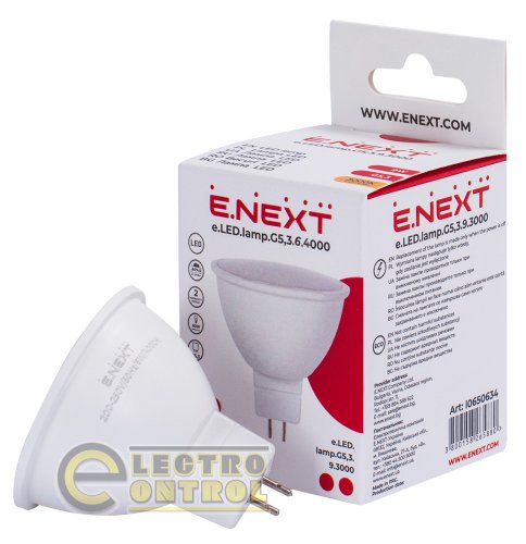 Лампа світлодіодна Enext l0650633 e.LED.lamp.G53.6.4000