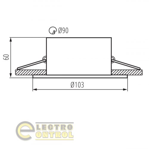 Точковий світильник Kanlux 26738 Aprila DTO-W