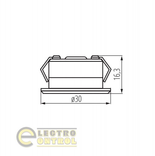 Точечный светильник Kanlux 23521 Imber LED CW 1Вт 40лм 6500K