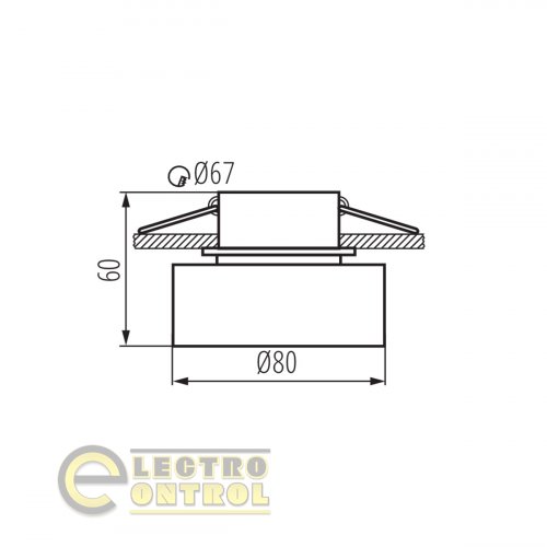 Точковий світильник Kanlux 29236 Govik DSO-B