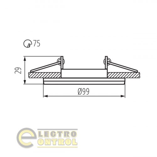 Точечный светильник Kanlux 26740 Colie Dto-w