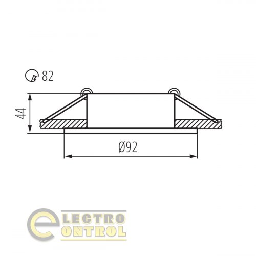 Точечный светильник Kanlux 26736 Ivri DTO-W