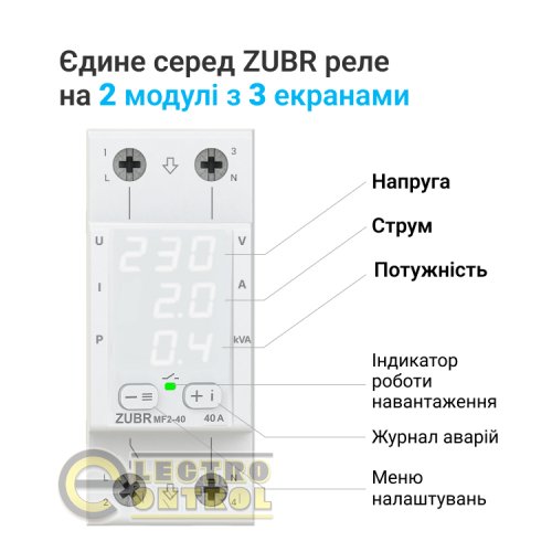 Мультифункціональне реле ZUBR MF2-50