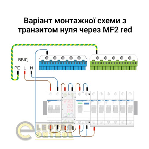 Многофункциональное реле ZUBR MF2-32 red