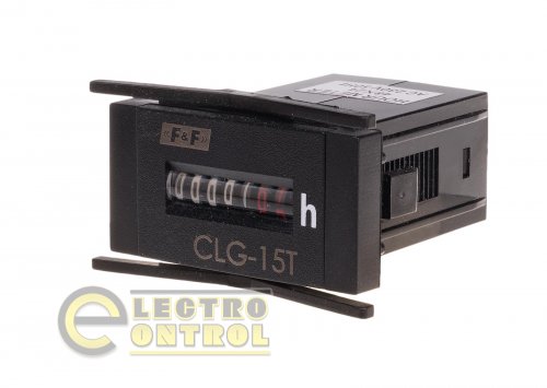 Лічильник часу роботи F&F CLG-15T щитовий