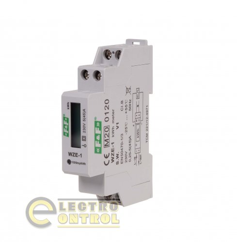 Однофазний лічильник електроенергії F&F WZE-1 45А