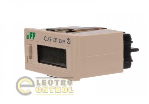 Лічильник часу роботи F&F CLG-13T щитовий