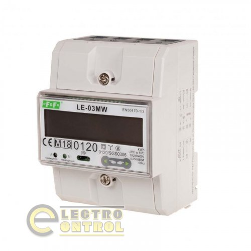 Лічильник електроенергії LE-03MW 3-фазний Modbus RTU