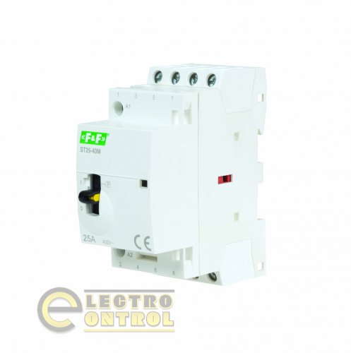 Контактор модульний F&F ST25-40-M 4NO 25А